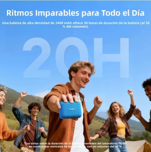 Altavoz Bluetooth Tribit PocketGo | Resistente al Agua IP68