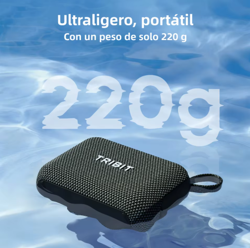 Altavoz Bluetooth Tribit PocketGo | Resistente al Agua IP68
